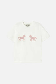 HORSES TEE OFF WHITE