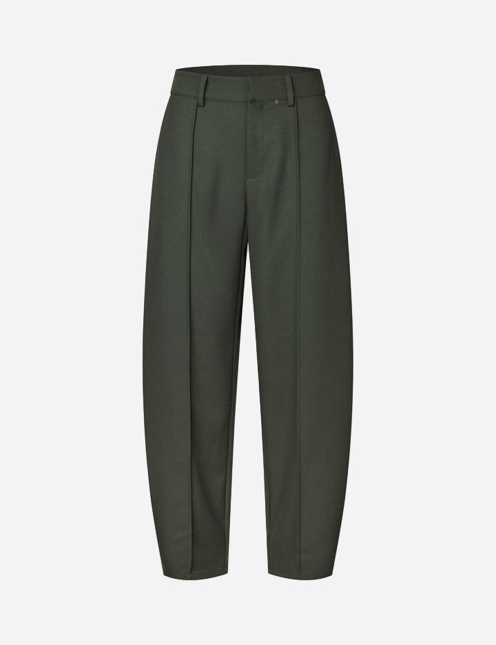 Dark green pants on a white background