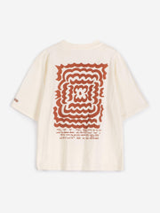DARK FLOWER PRINT RELAXED T-SHIRT
