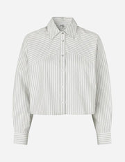 Striped shirt on a white background