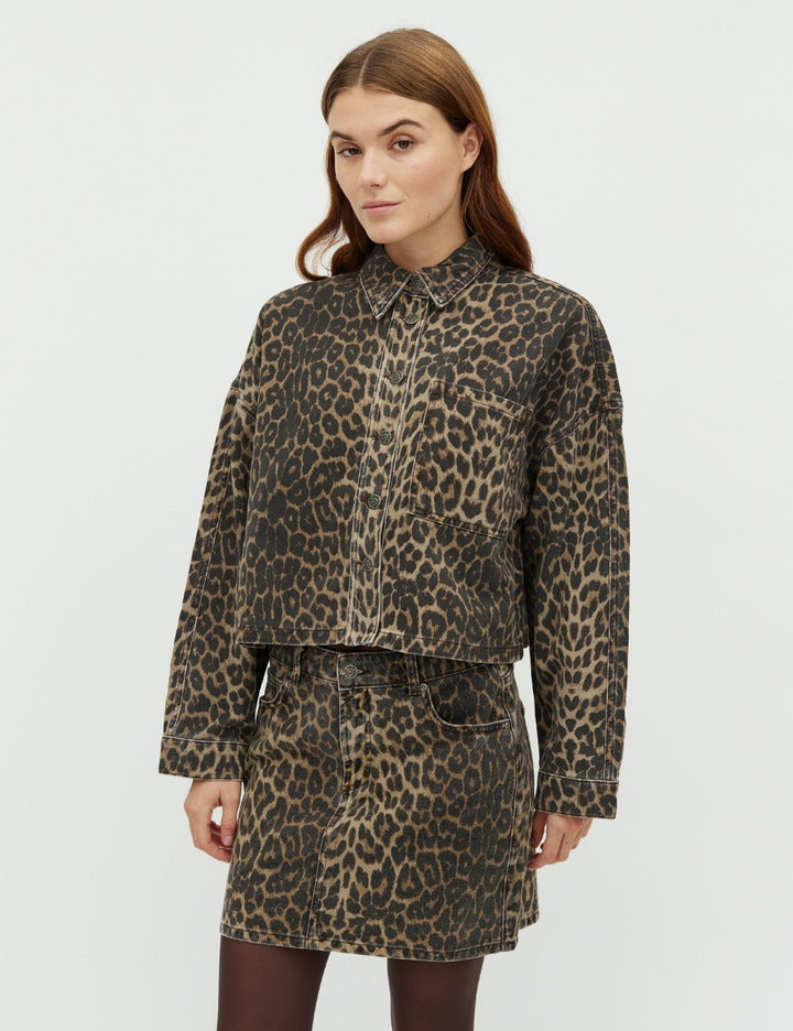 WANNIAH JACKET LEOPARD MIST