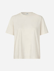 Beige t-shirt on a white background