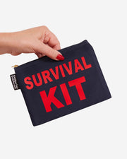 SURVIVAL KIT MEDIUM PURSE NAVY RED