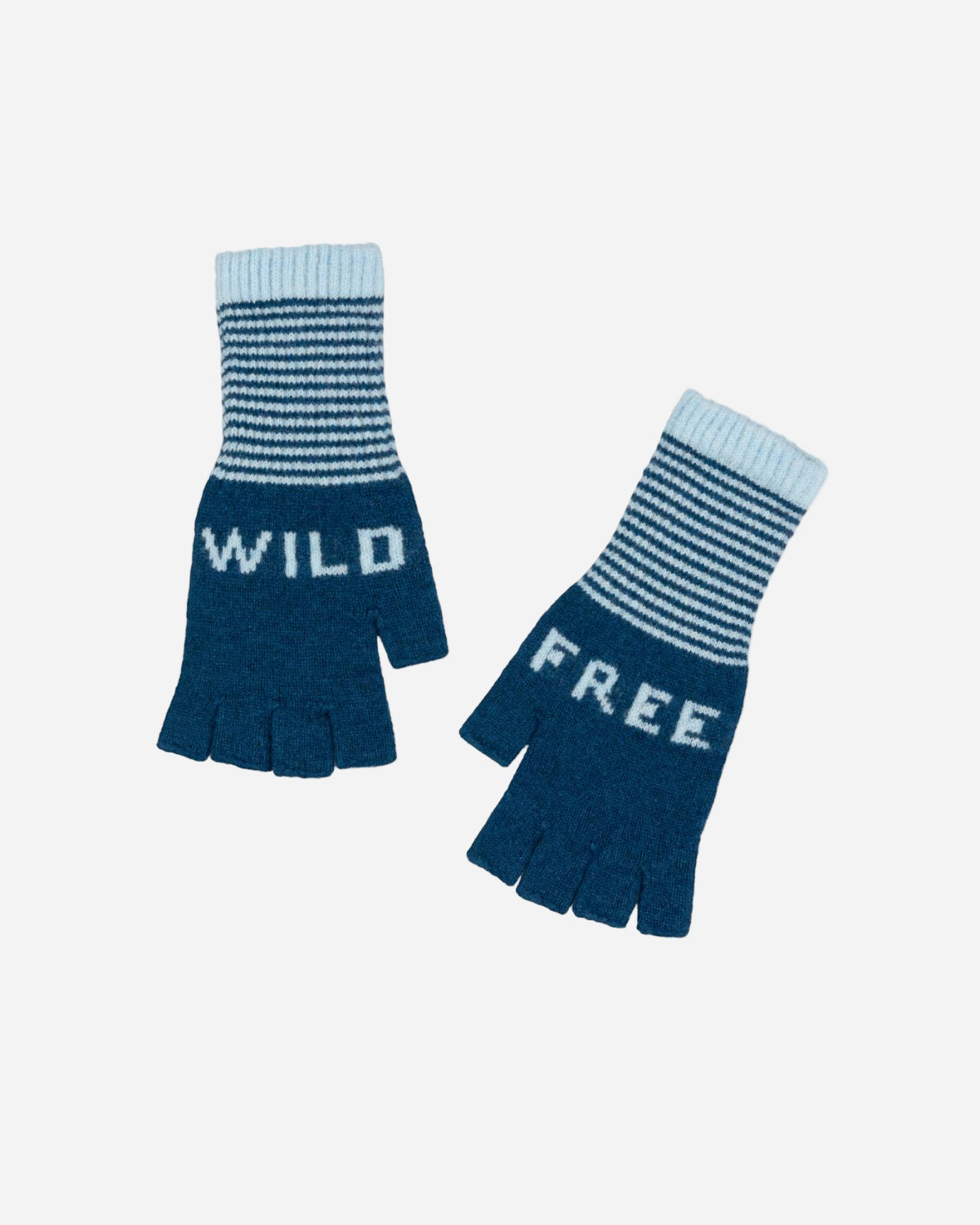 WILD + FREE FINGERLESS GLOVES TEAL/AQUA