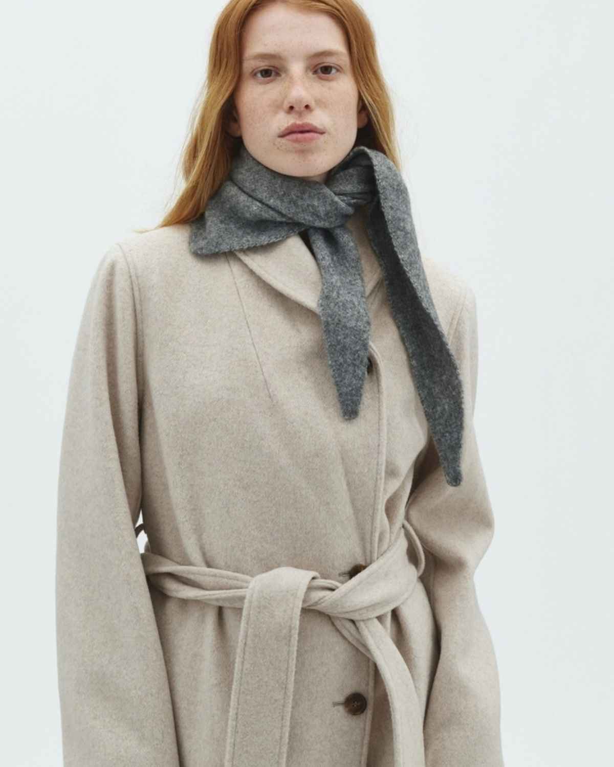 ZIGGIETTE SCARF MEDIUM GREY MELANGE