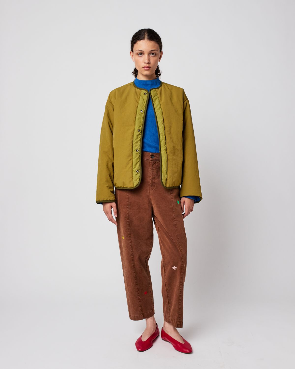 COLOUR BLOCK REVERSIBLE JACKET