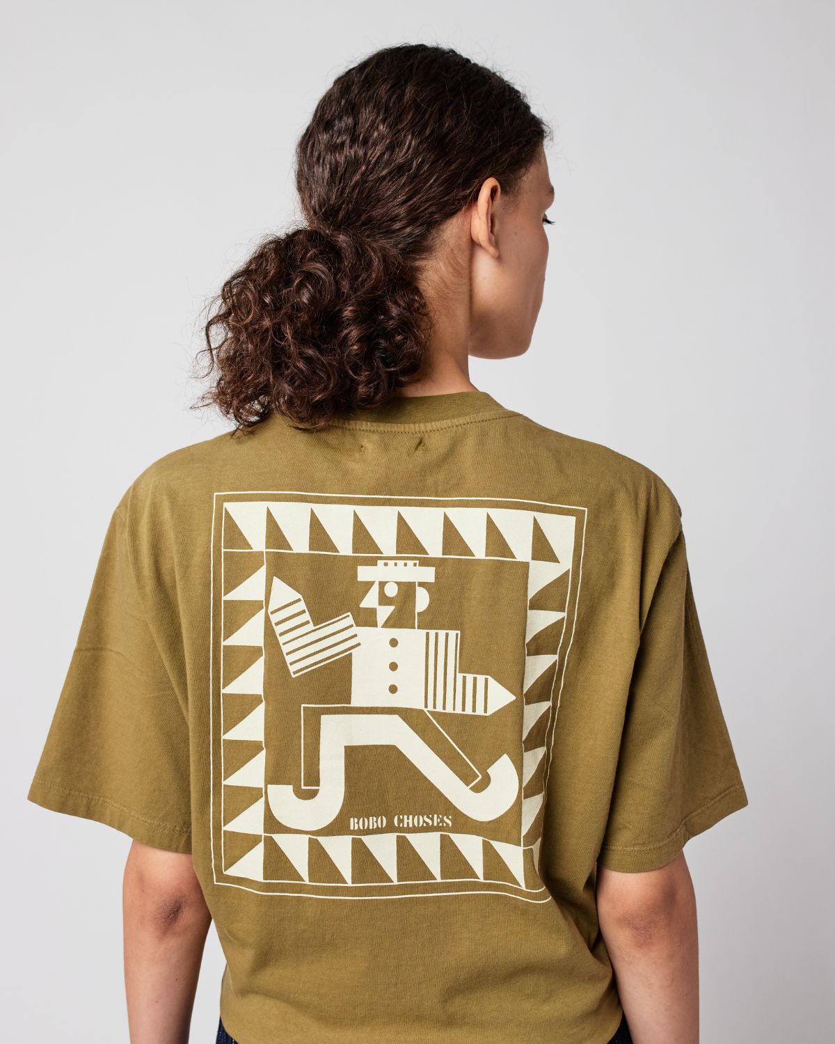 MR PENCIL UNISEX TEE KHAKI