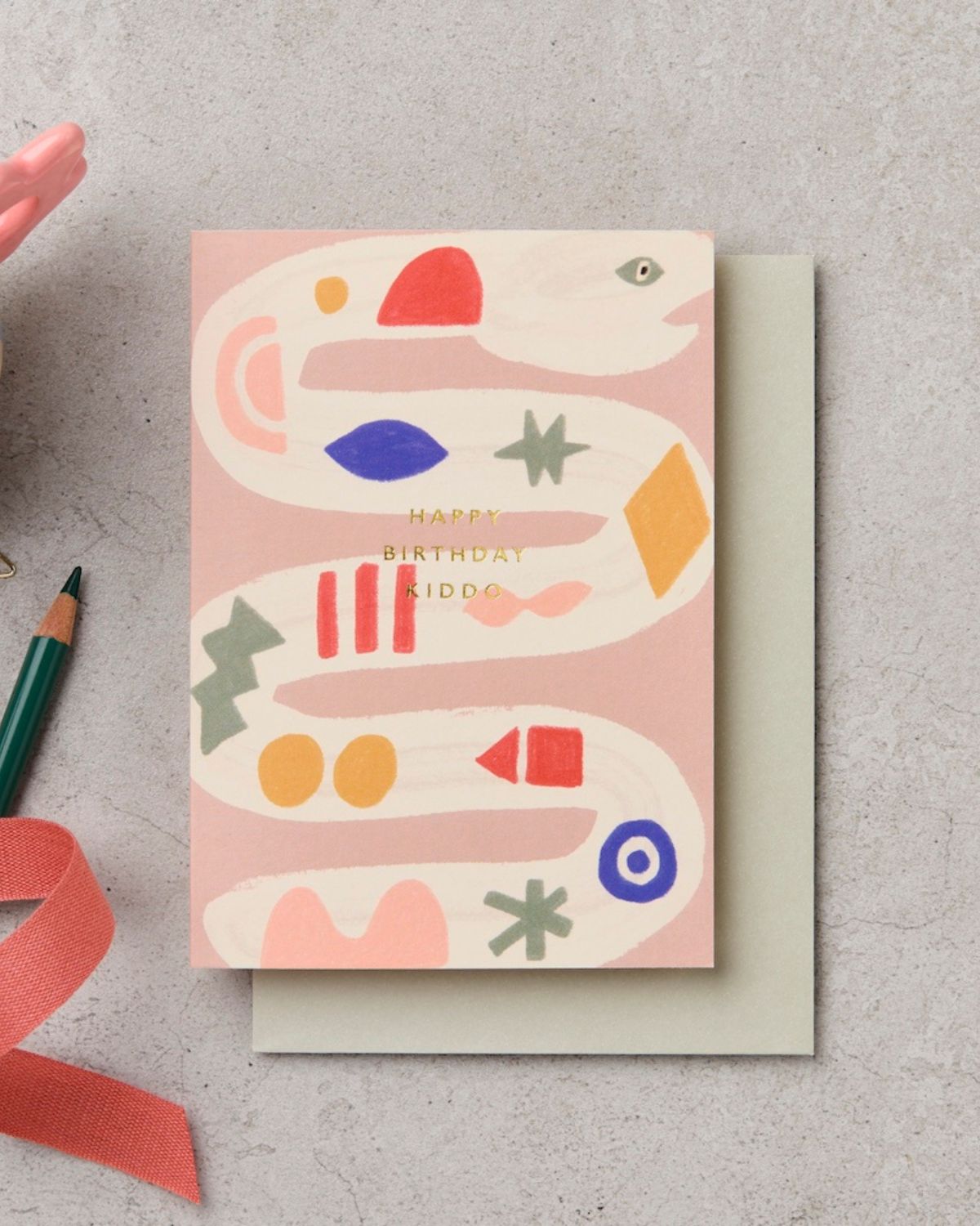 BIRTHDAY SNAKE CARD