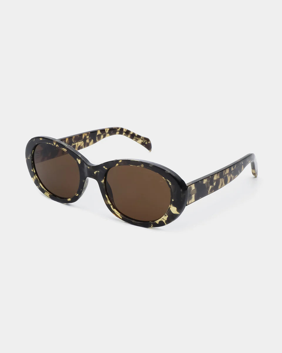 ANMA BLACK YELLOW TORTOISE SUNGLASSES
