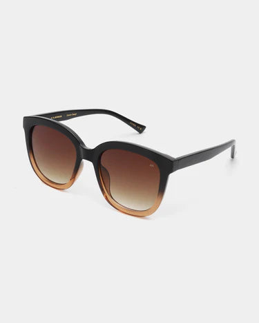 BILLY BLACK BROWN TRANSPARENT SUNGLASSES