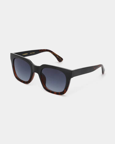 NANCY BLACK DEMI TORTOISE SUNGLASSES
