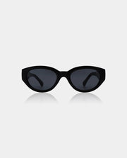 Black oval  frame sunglasses