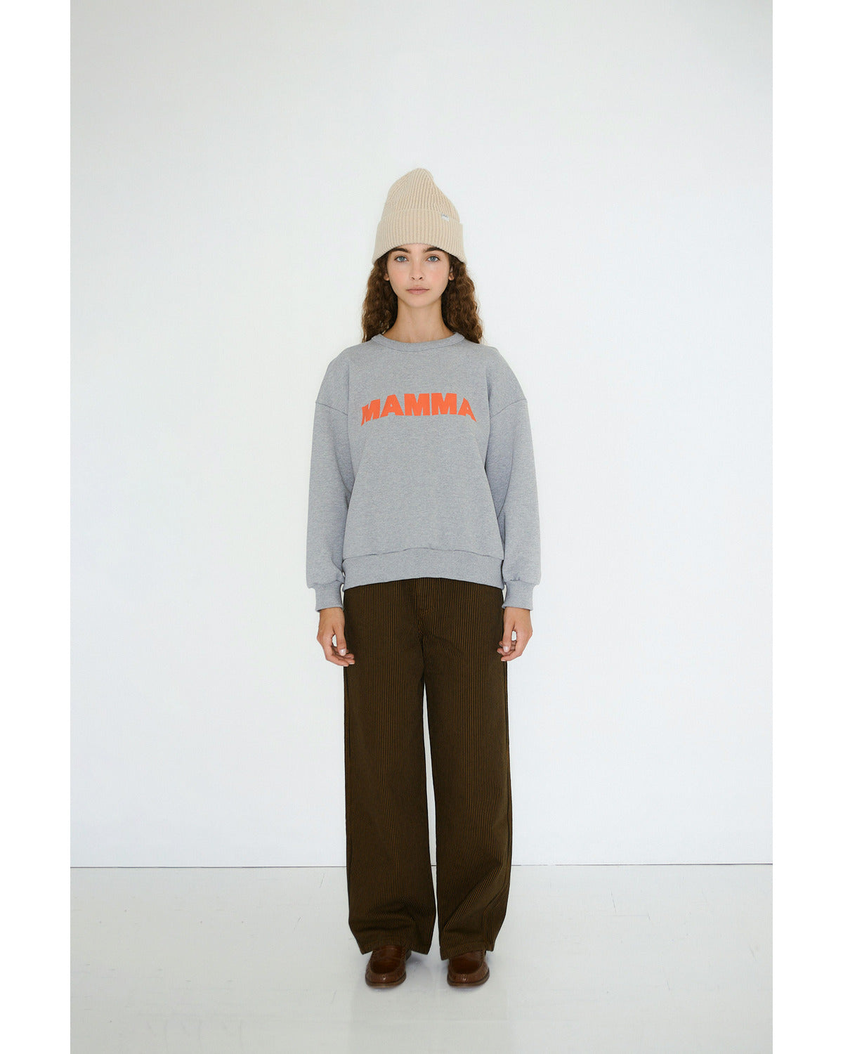 MAMMA SWEATSHIRT MEDIUM GREY HEATHER