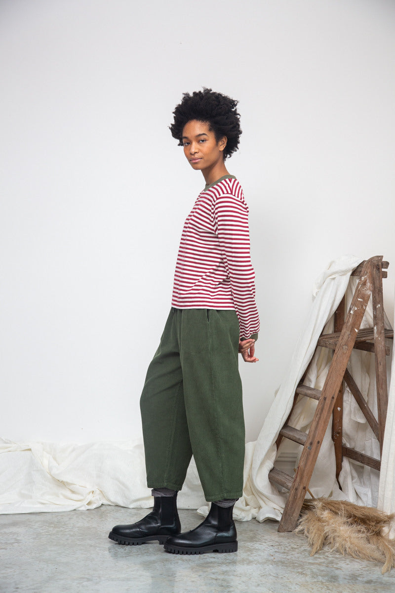 CEDAR CORDUROY TROUSERS KHAKI