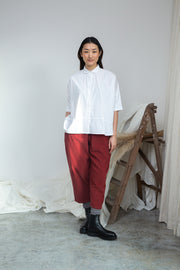 LISSIE ORGANIC COTTON SHIRT WHITE