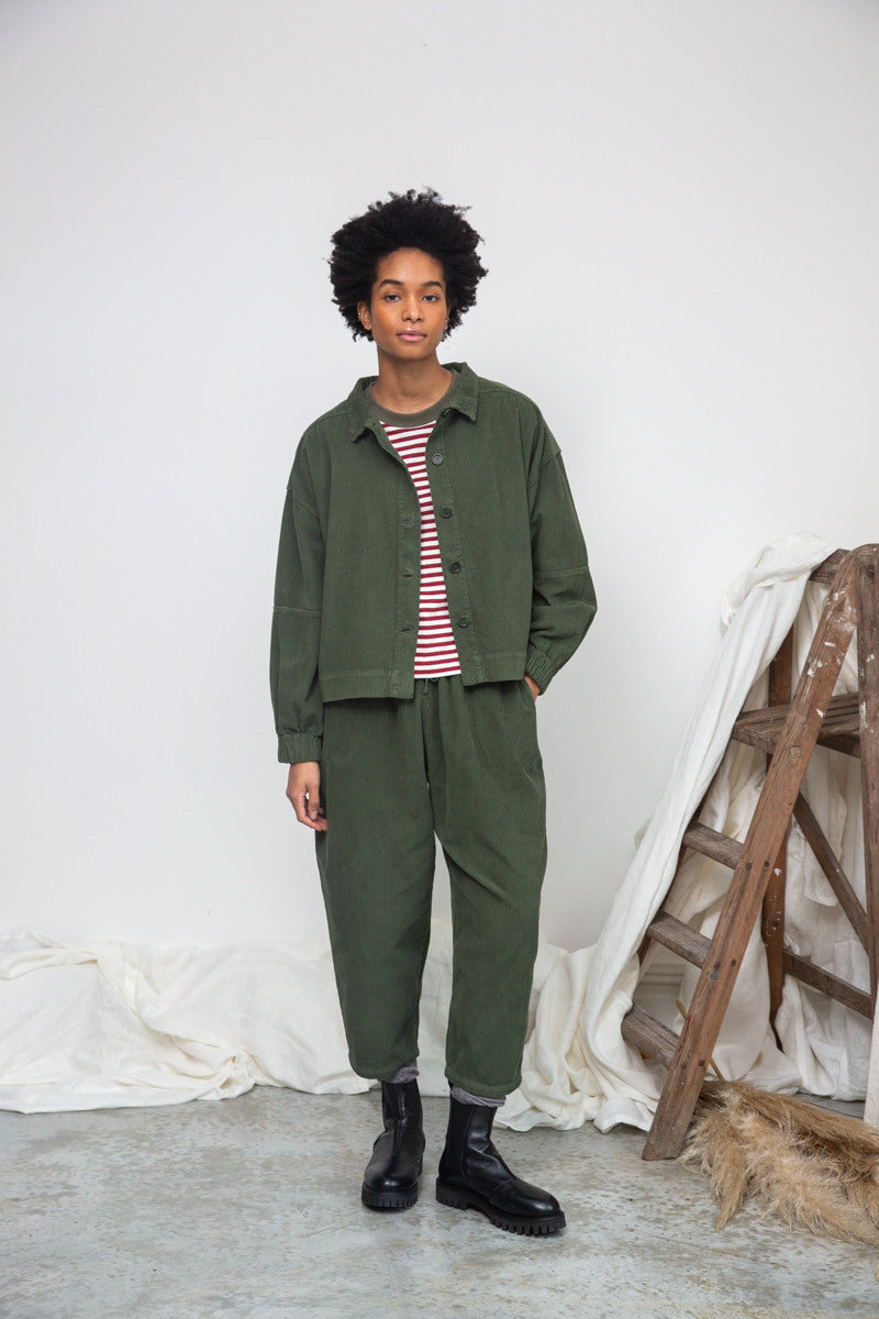 TIERRA CORDUROY OVERSHIRT KHAKI