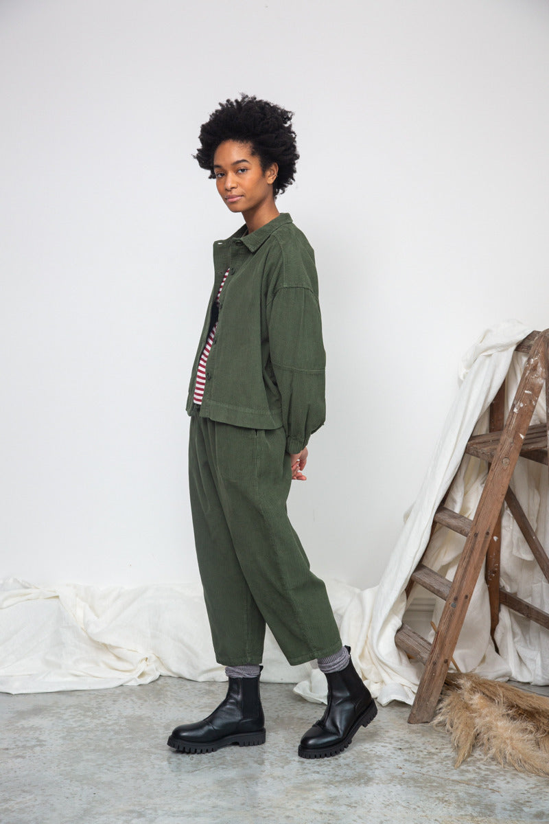 TIERRA CORDUROY OVERSHIRT KHAKI