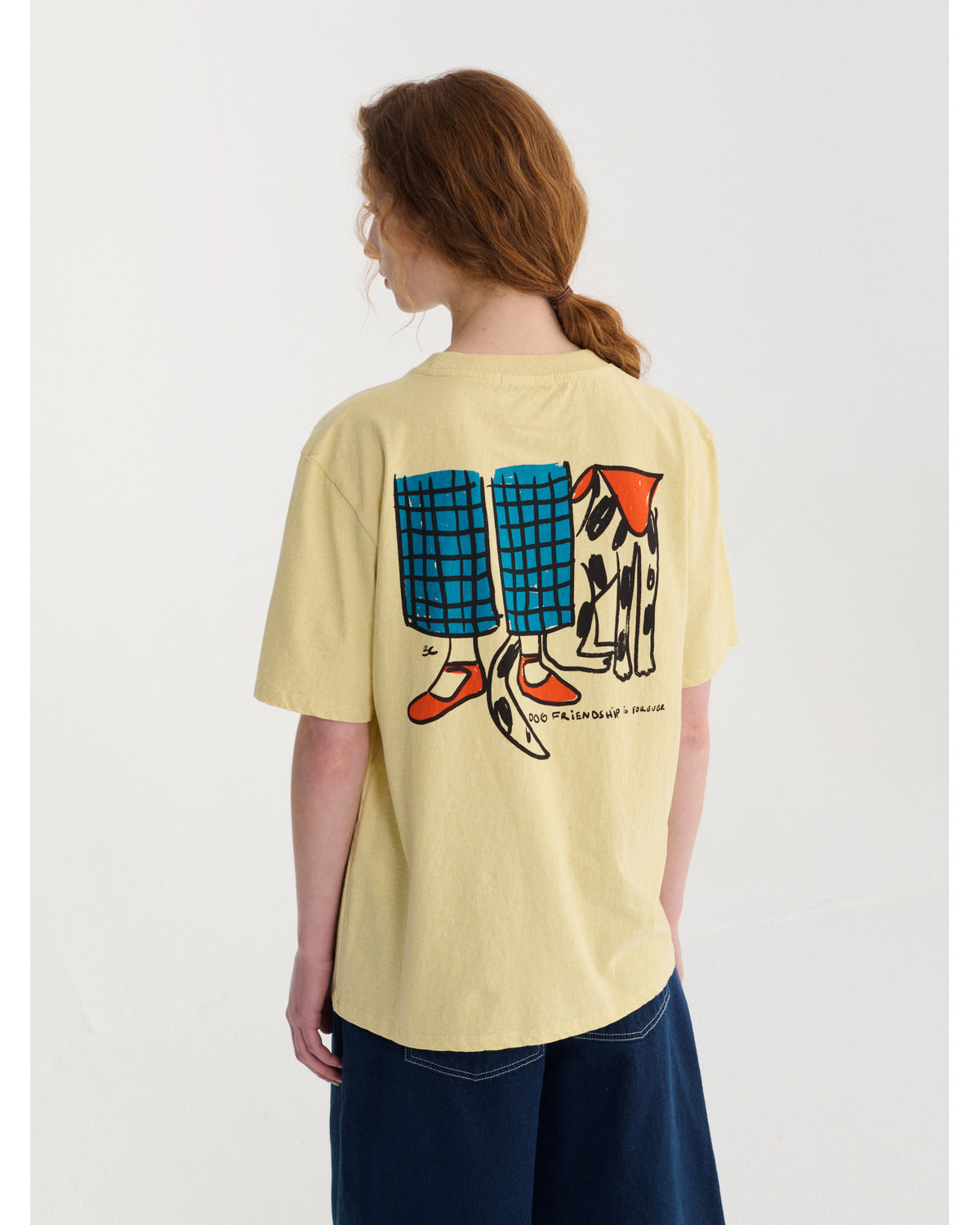 DOG FRIENDSHIP FITTED T-SHIRT