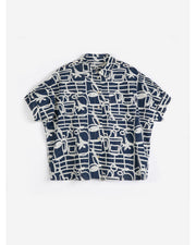 COOKERY FESTIVAL PATTERN OVERSIZE SHIRT