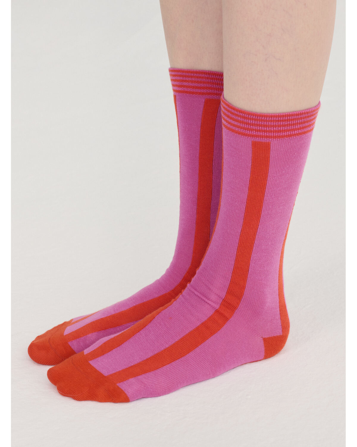 PINK COTTON LONG SOCKS