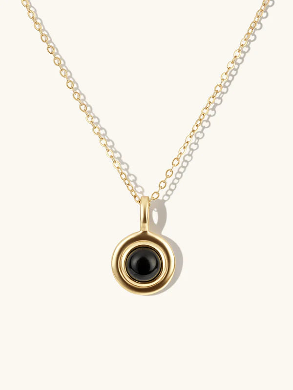 BLACK AGATE NECKLACE