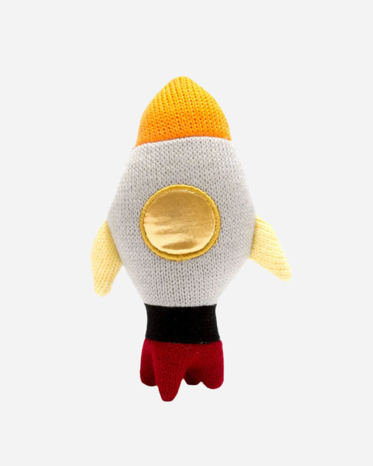 Knitted Rocket rattle