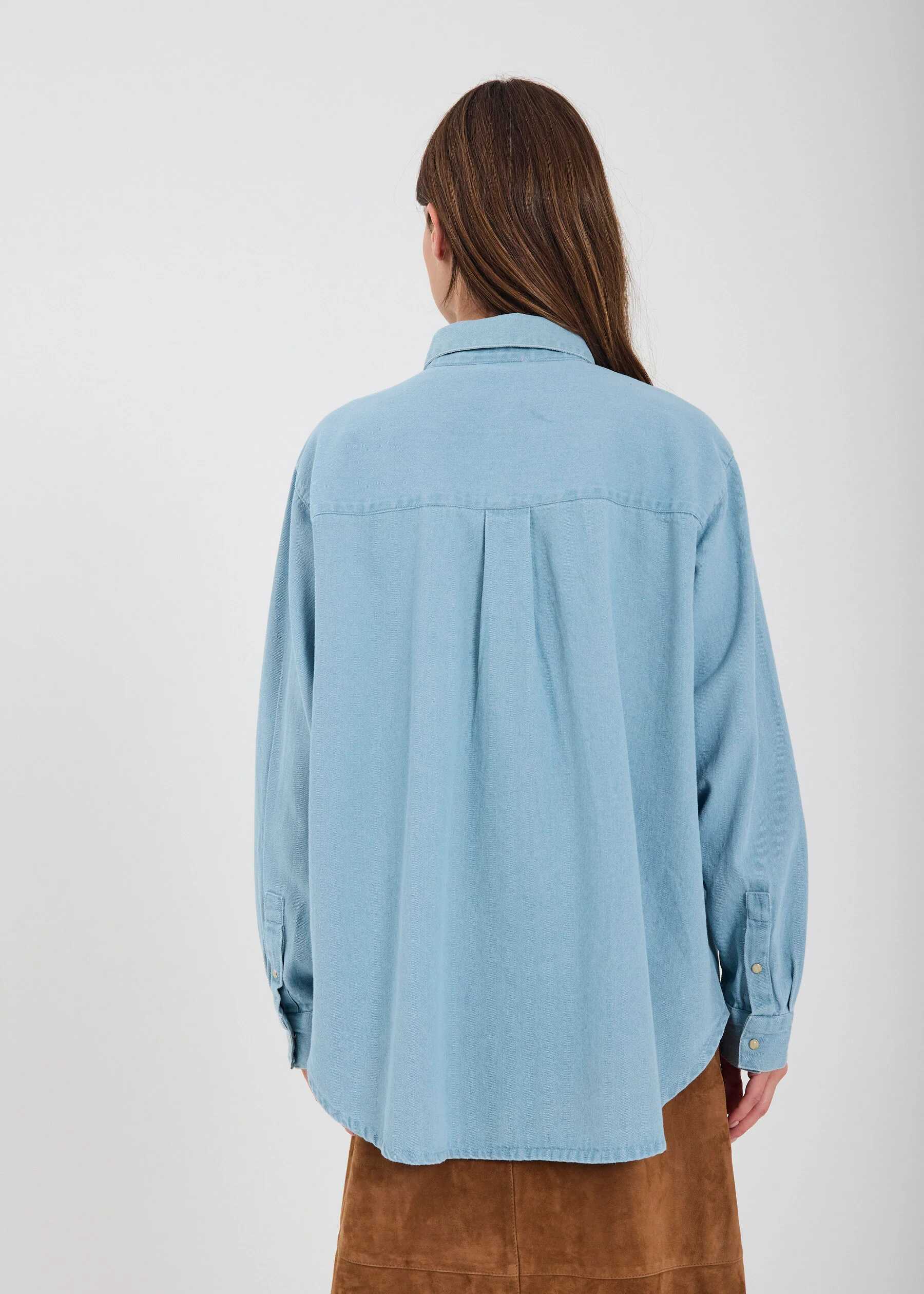 DRAMA SHIRT LIGHT BLUE DENIM