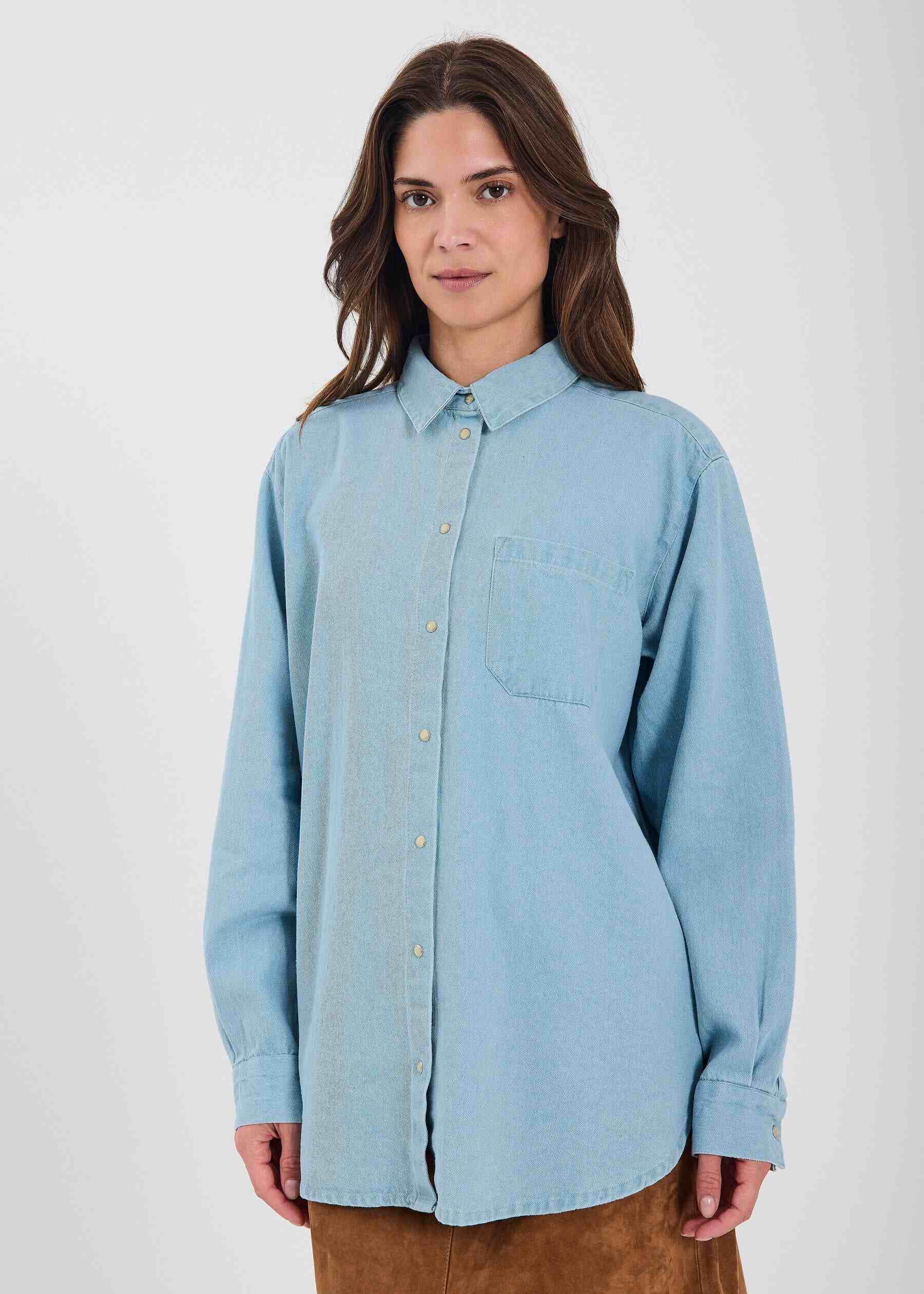DRAMA SHIRT LIGHT BLUE DENIM