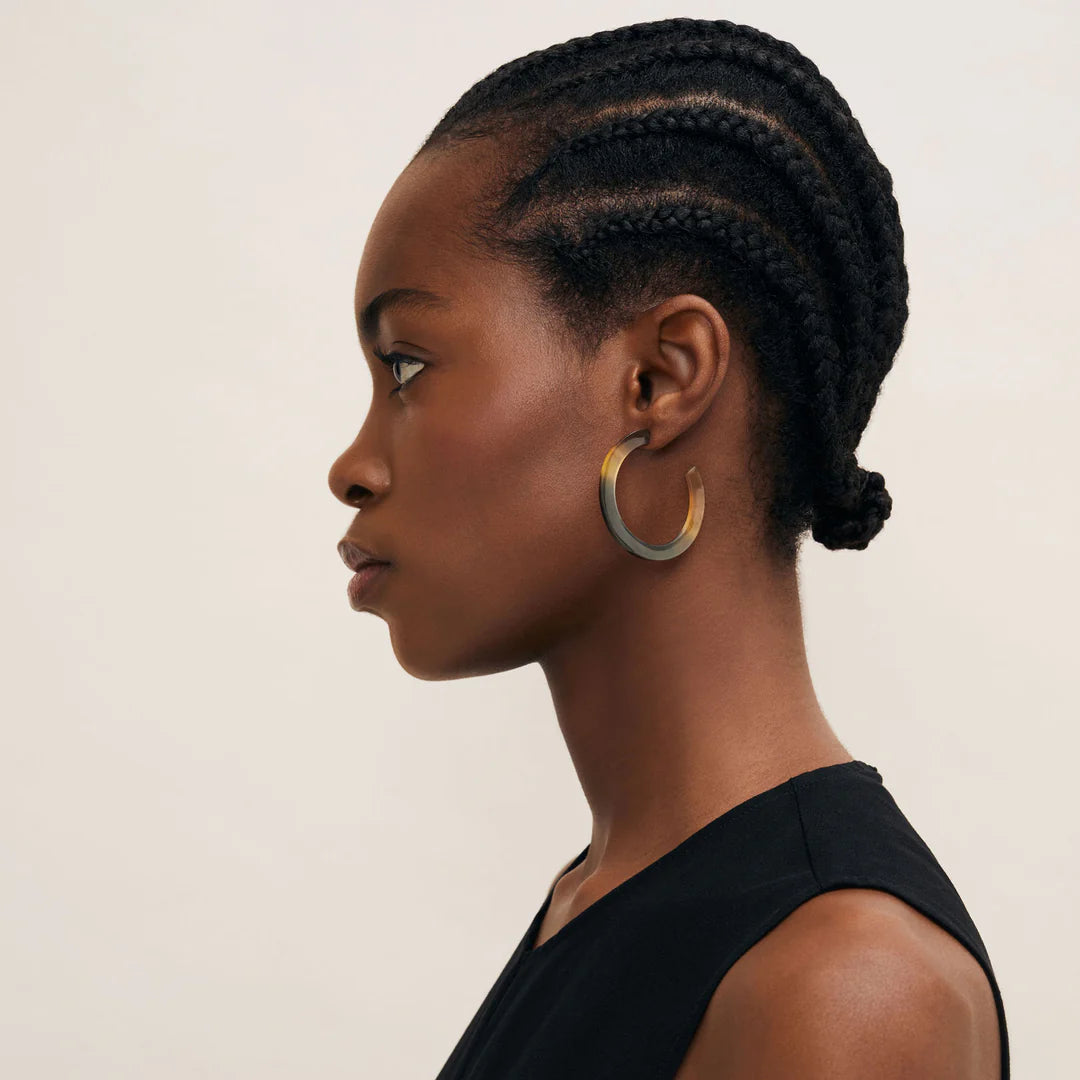 BROWN NATURAL CLASSIC HORN HOOP