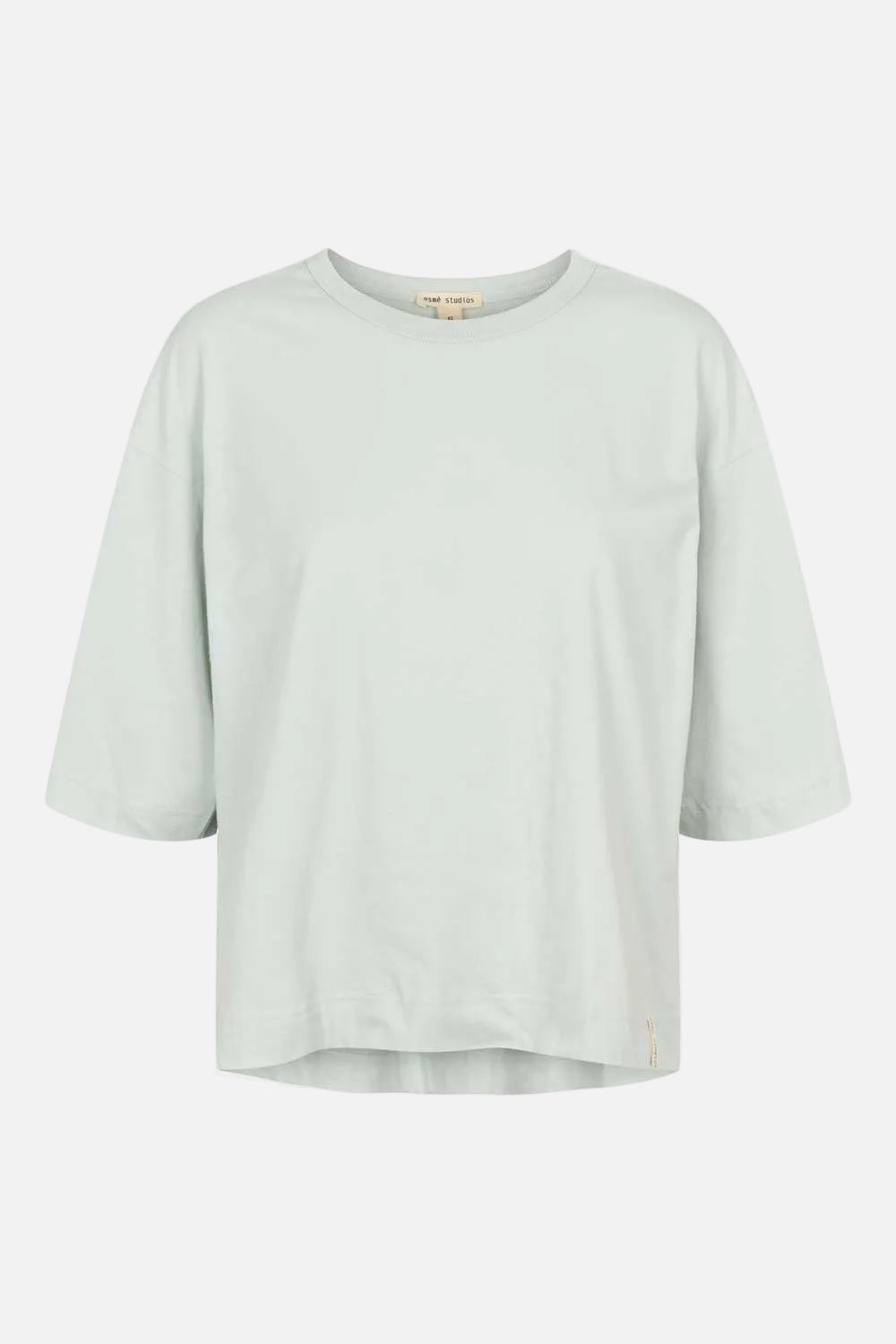 Light gray t-shirt on a white background