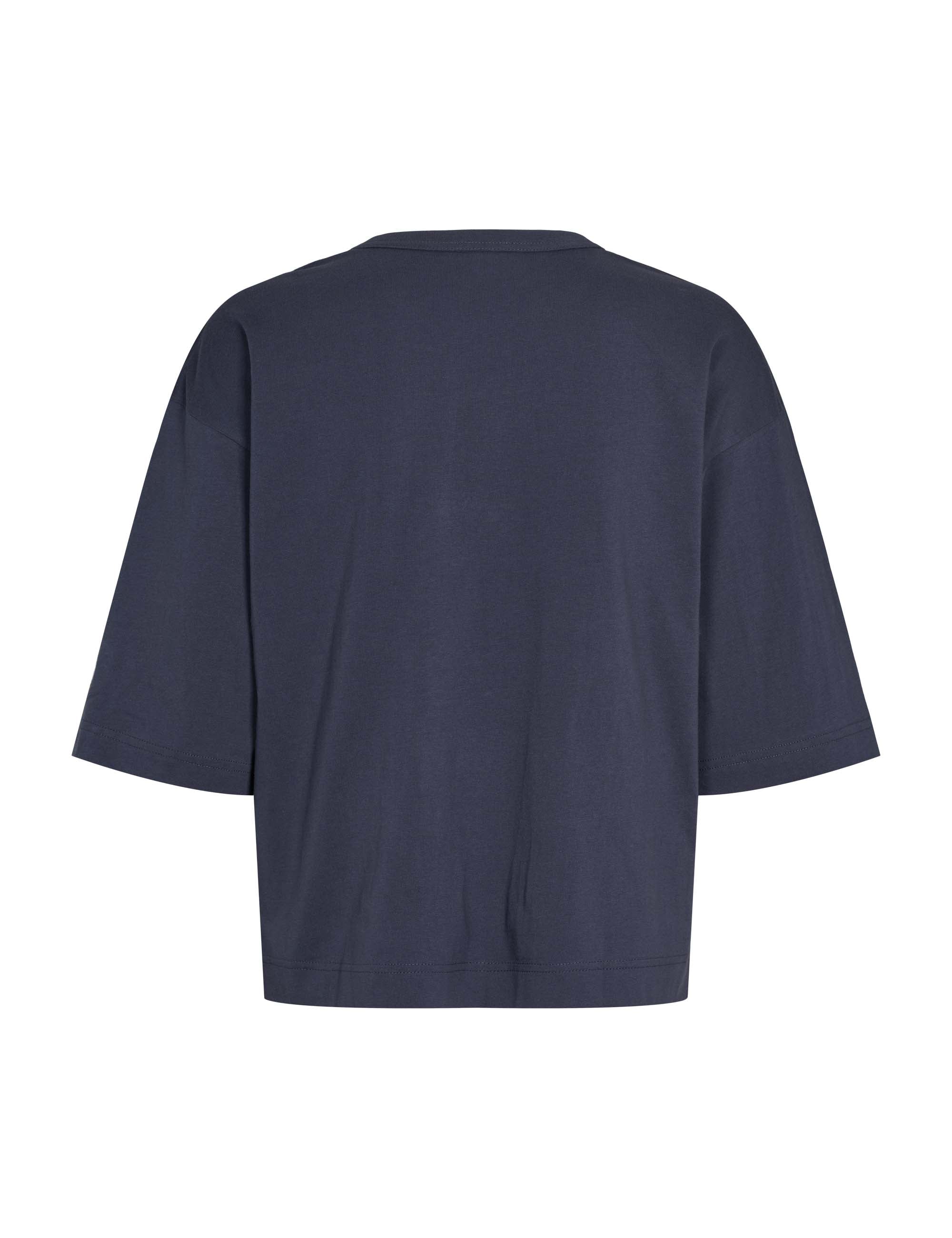 SIGNE 2/4 BOXY T-SHIRT BLUE NIGHTS
