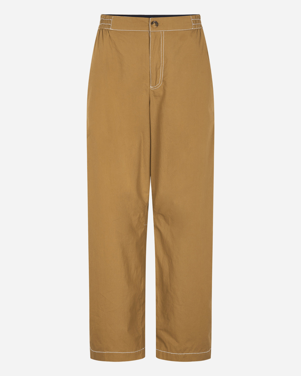 Tan pants on a white background