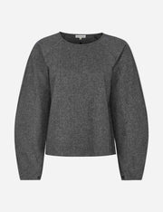 Gray blouse on a white background