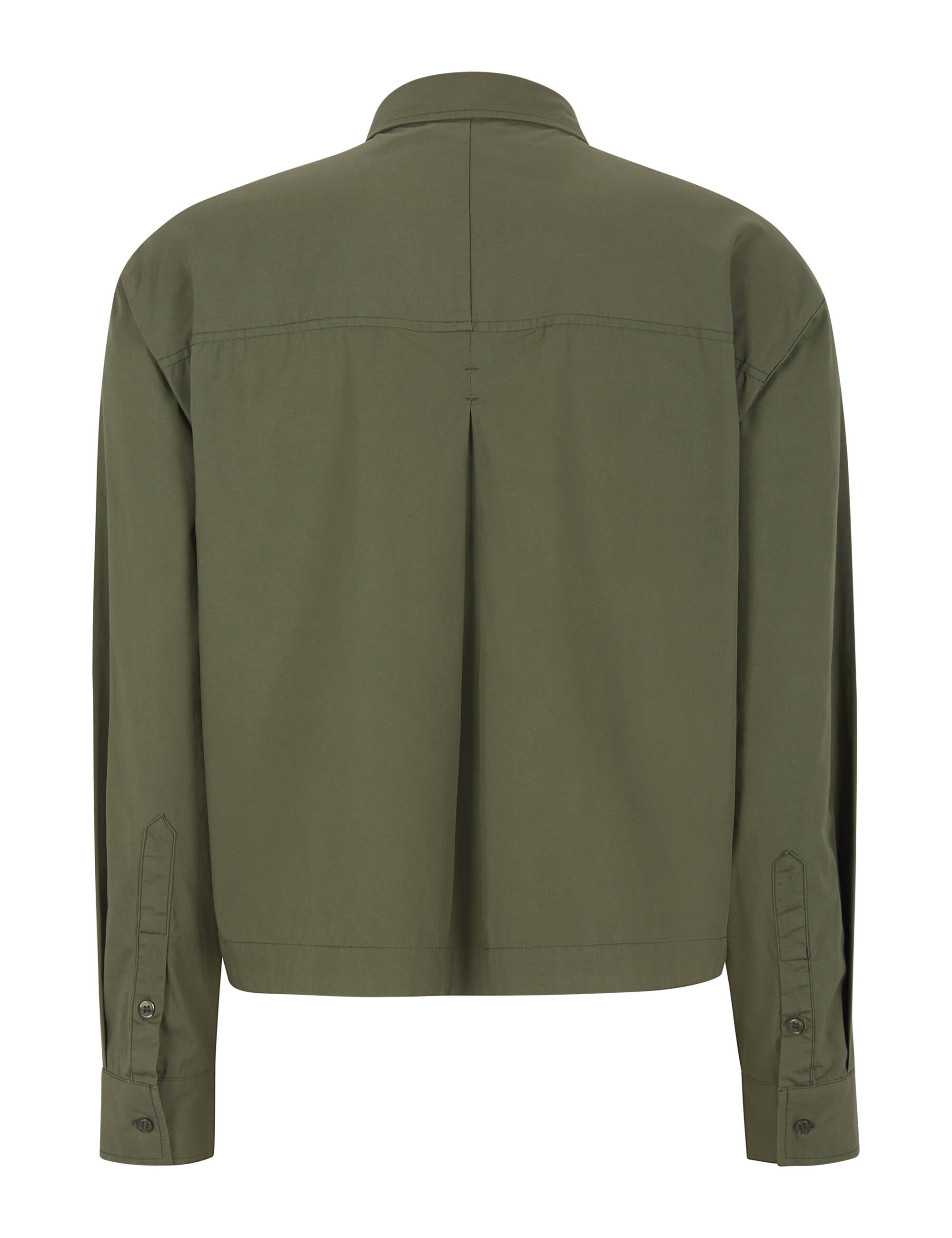 AMIRA CROPPED SHIRT WINTER MOSS