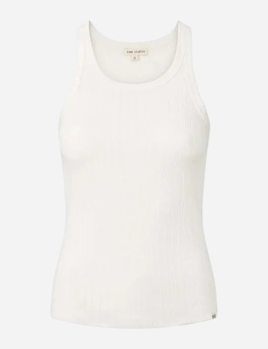 ELLA TANK TOP SNOW WHITE