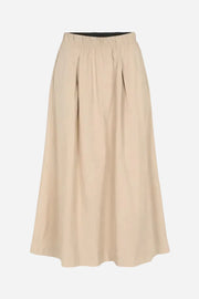 Beige skirt on a white background