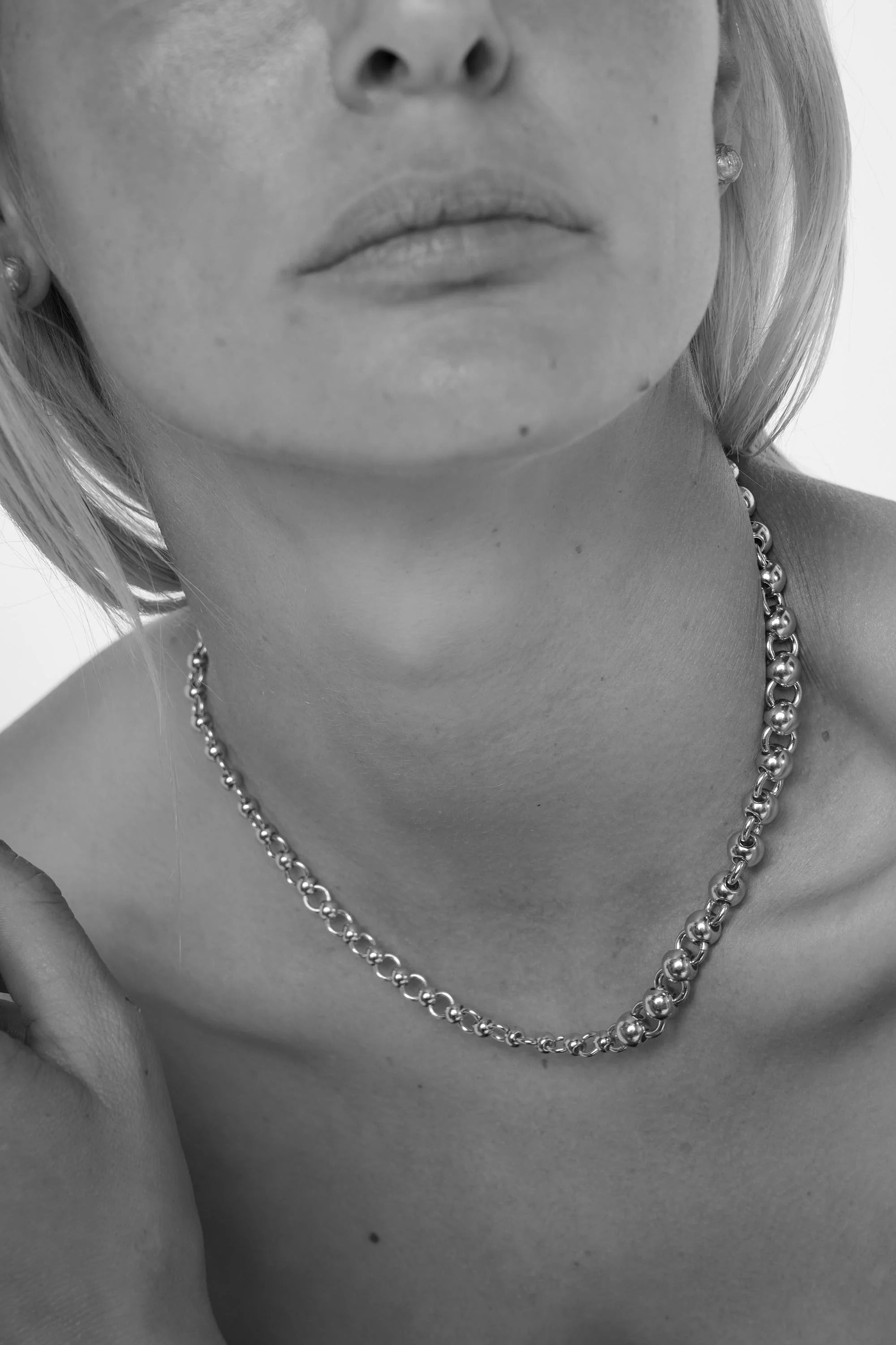 TIDEFORM NECKLACE SILVER