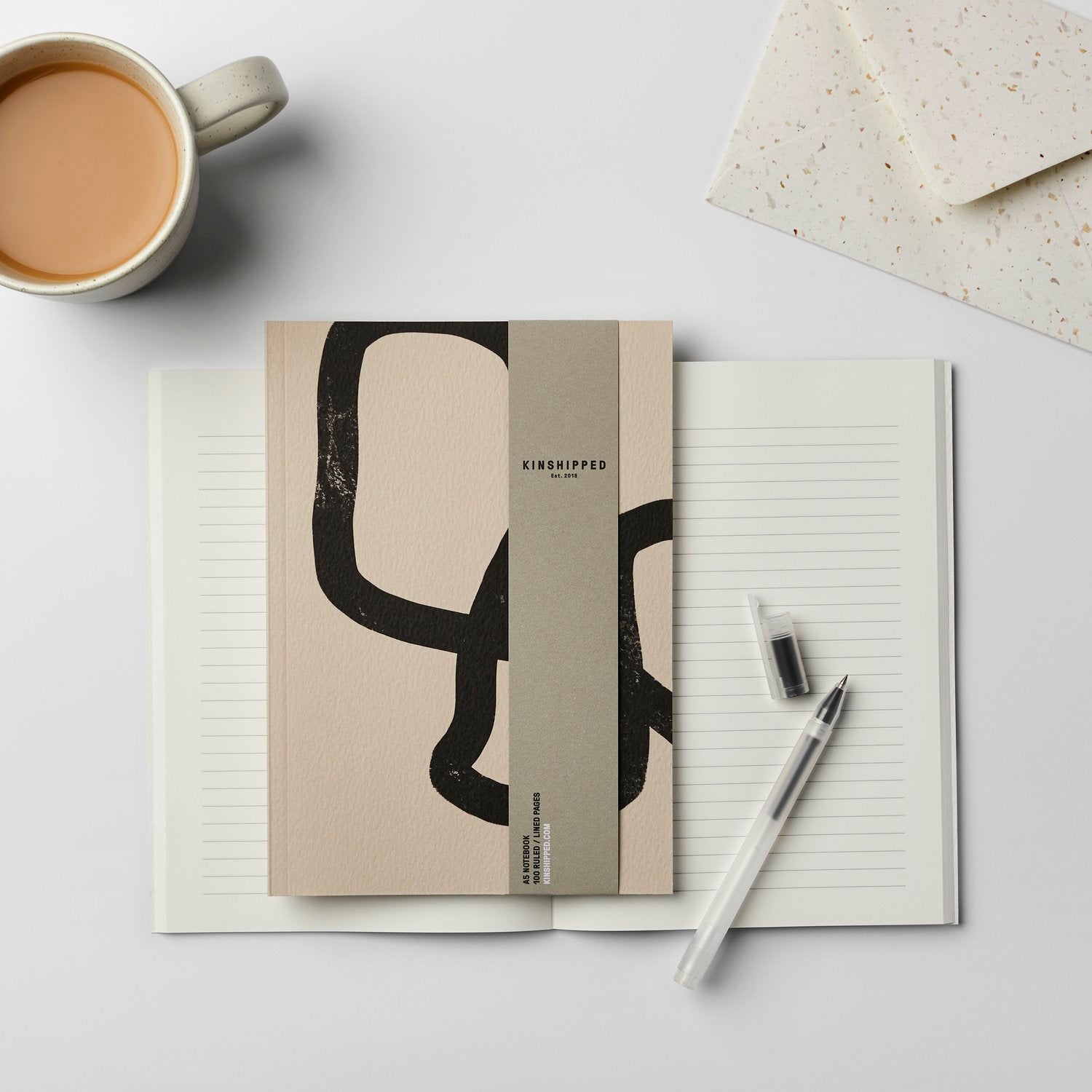 A5 NOTEBOOK ABSTRACT SQUIGGLE
