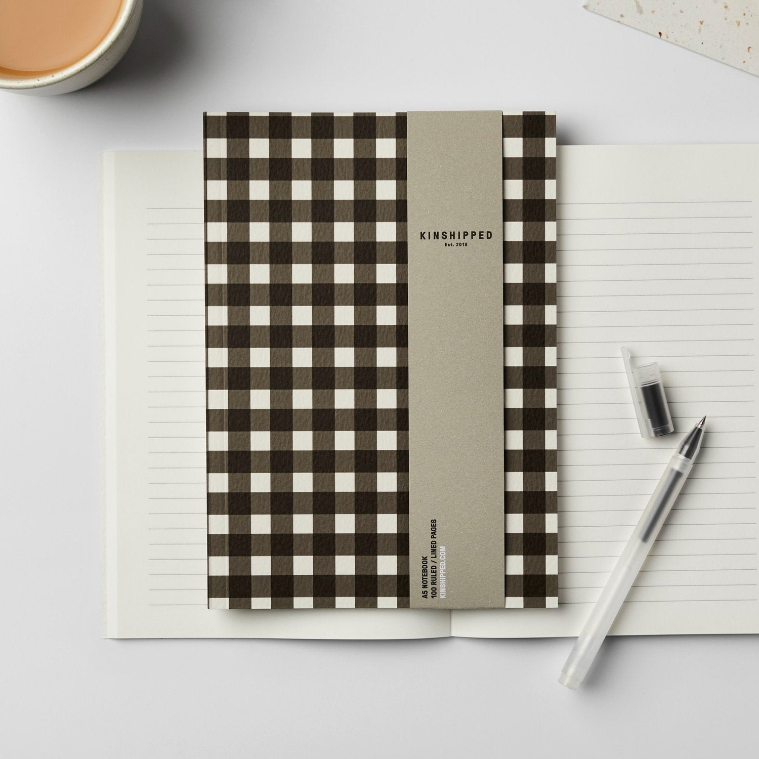 A5 NOTEBOOK GINGHAM