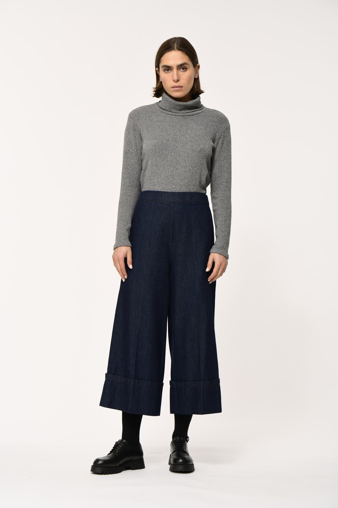 SOPHIO-D TROUSERS DENIM BLUE