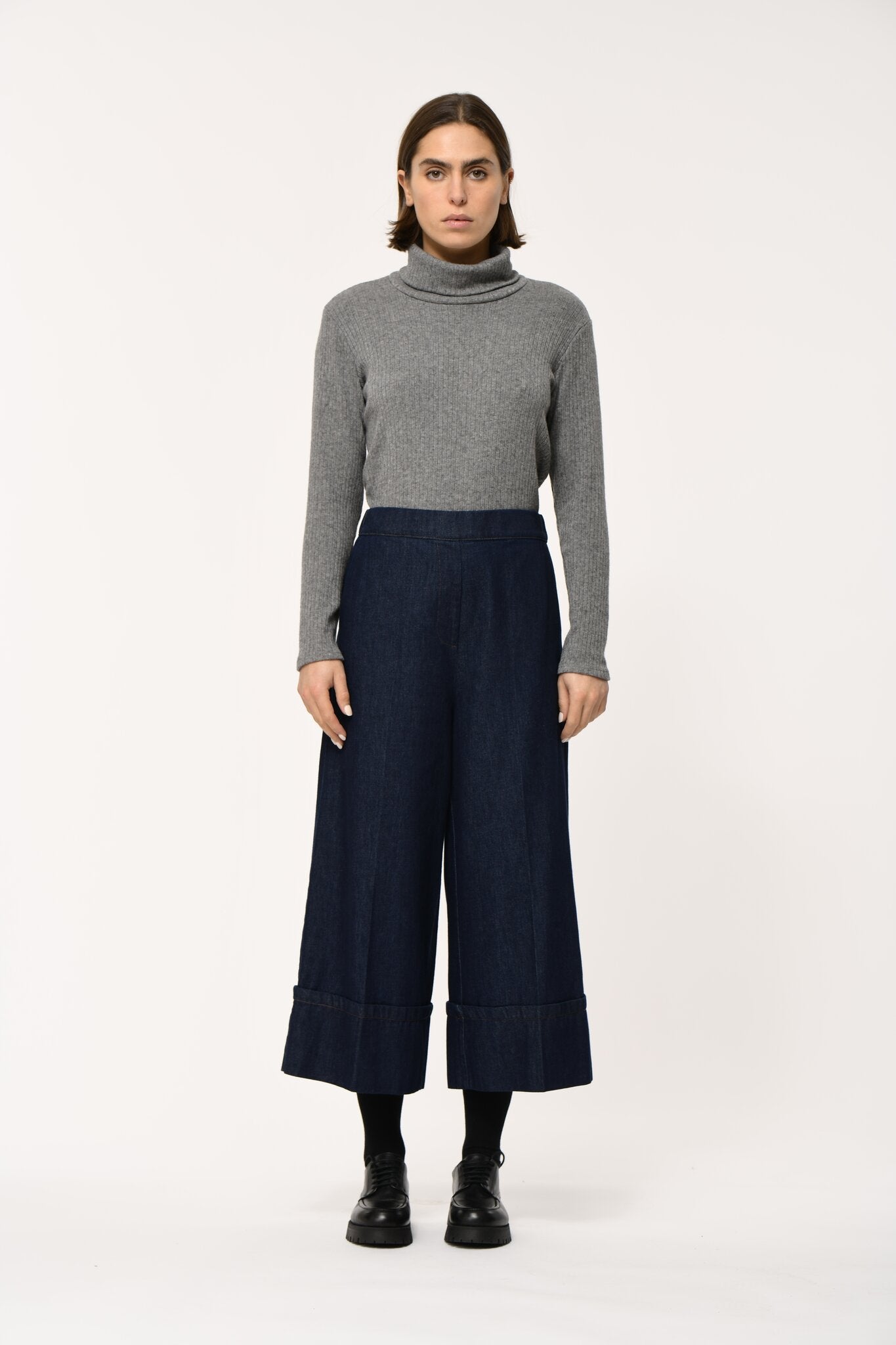 SOPHIO-D TROUSERS DENIM BLUE