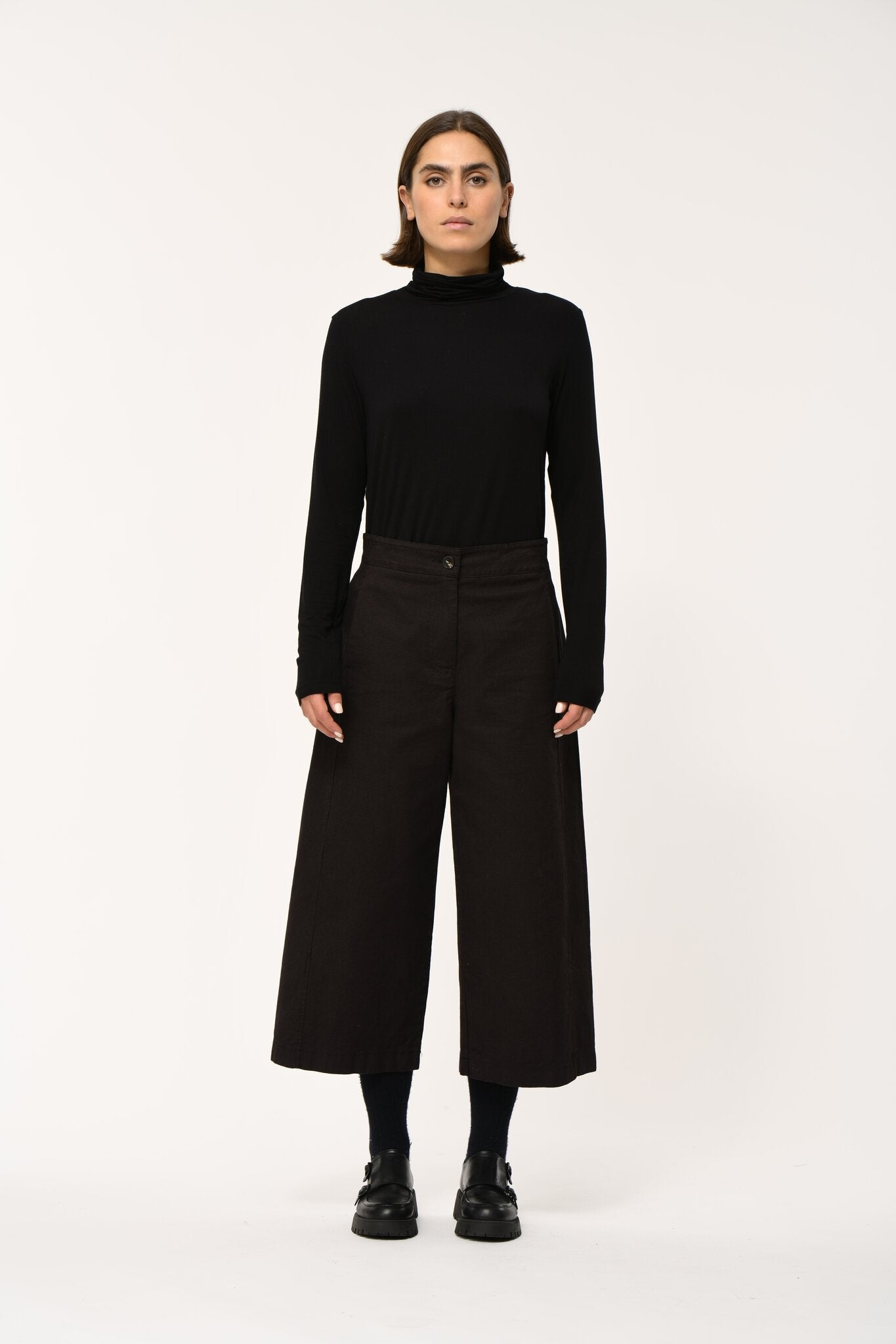 TAYLOR TROUSERS CHOCOLATE BLACK
