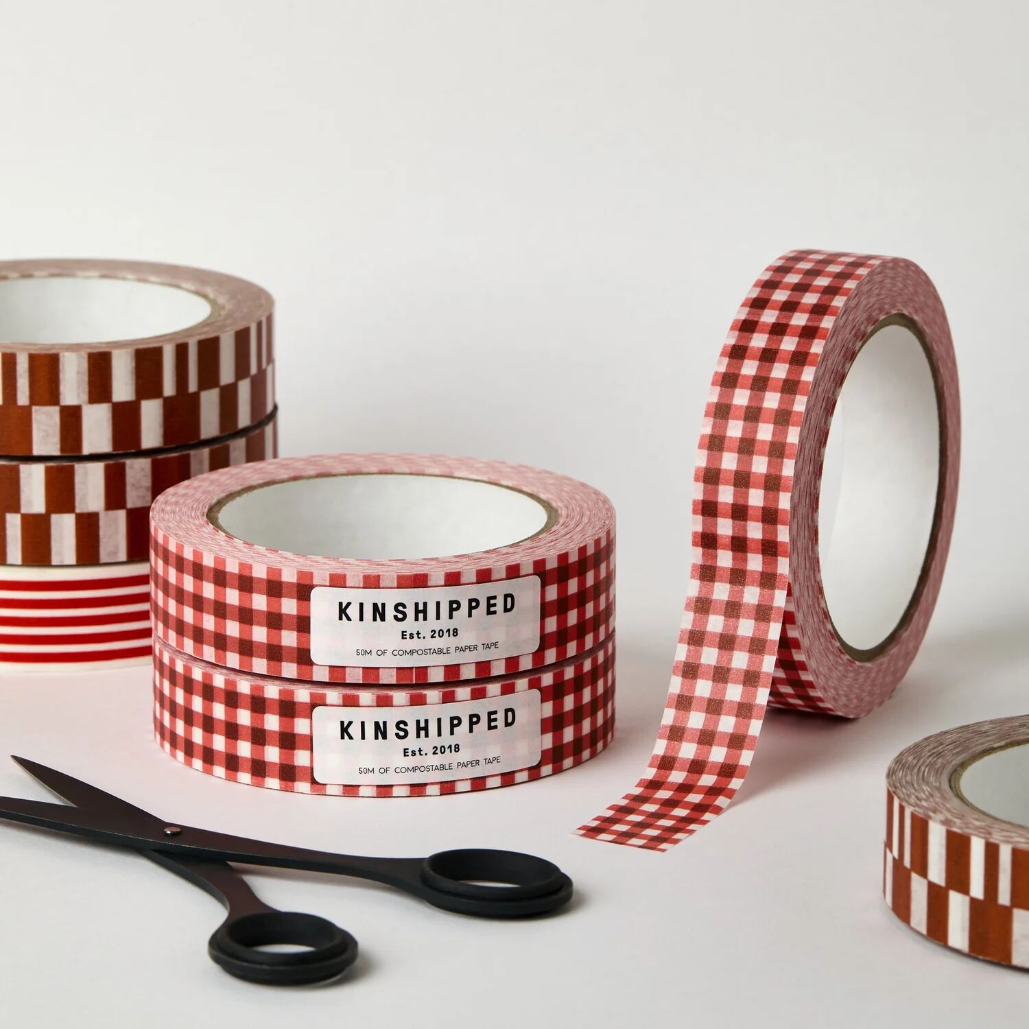 RED GINGHAM TAPE
