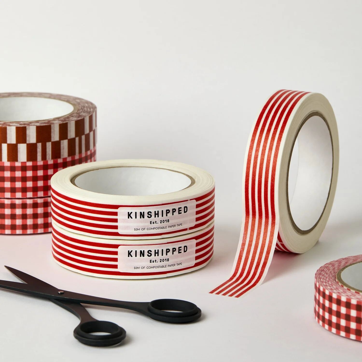 RED HORIZONTAL STRIPE TAPE