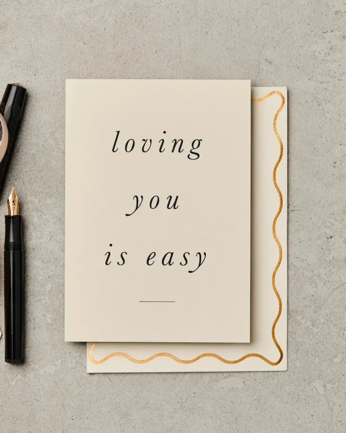 LOVING YOU IS EASY CARD