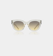 Transparent oversized frame sunglasses