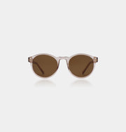 Pink round frame sunglasses