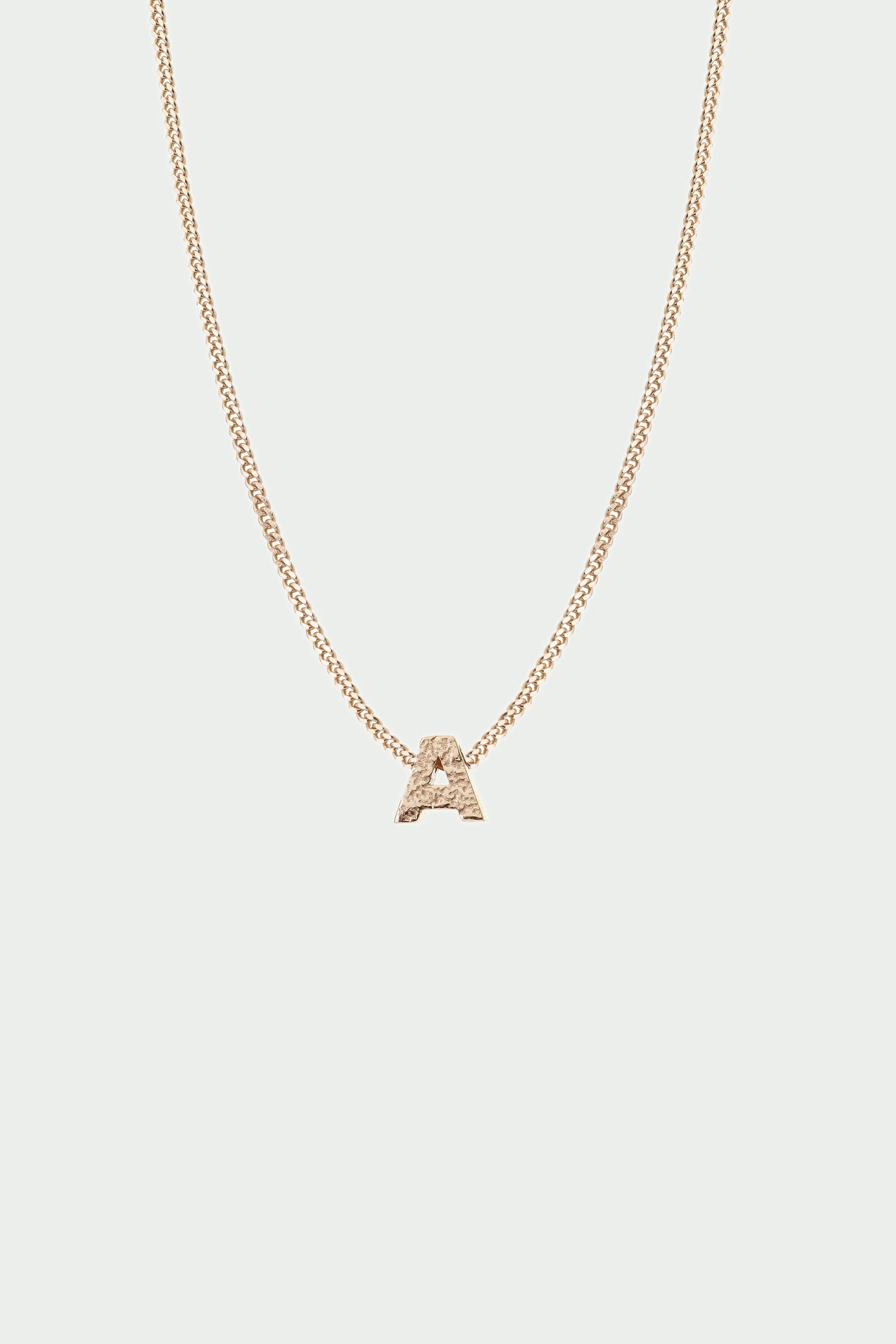ALPHABET NECKLACE GOLD