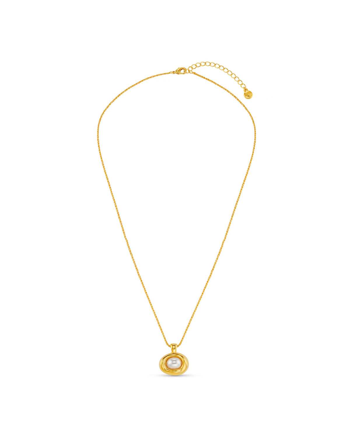 STATEMENT MOLTEN PEARL NECKLACE
