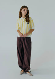 OTILIA PANTS DARK BROWN